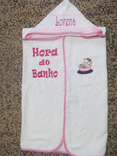 Toalha de Banho Infantil com Capuz